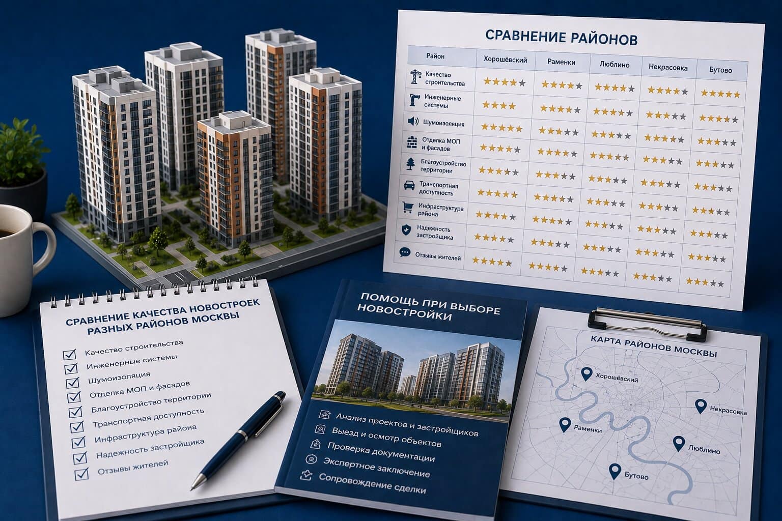 Сравнение качества новостроек разных районов Москвы: данные, критерии и помощь при выборе